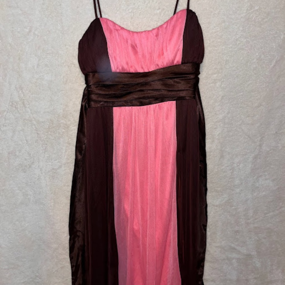 Pink and Brown Dress